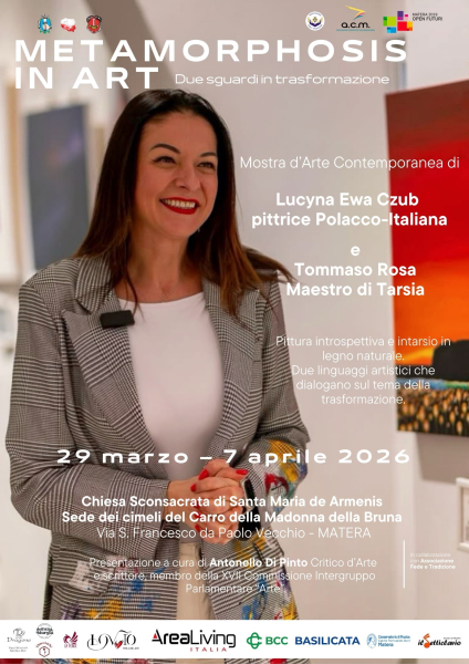 Lanciano-Matera 2026. Mostra Metamorphosis in Art: Abruzzo e Basilicata unite dall’arte - Foto