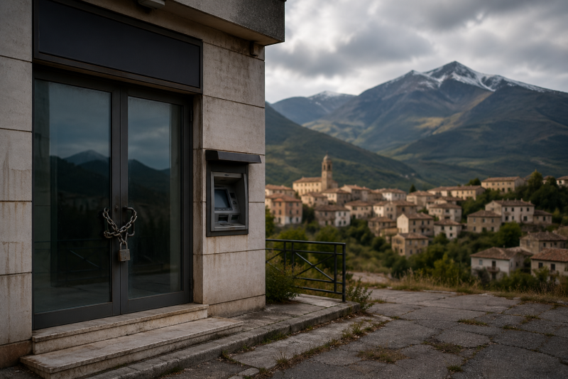 L'Abruzzo e la desertificazione bancaria che pesa sulle imprese più piccole - Foto