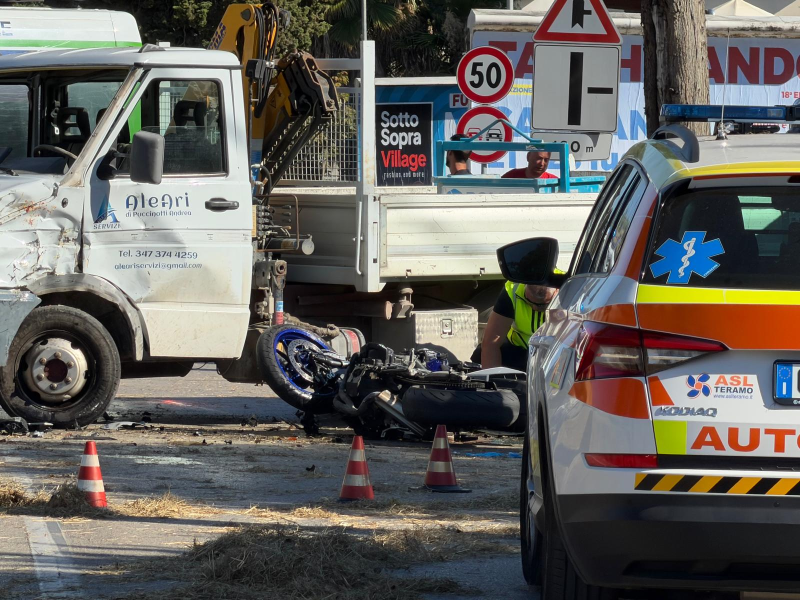 Tragico incidente tra Tortoreto e Alba Adriatica: perde la vita un motociclista - Foto