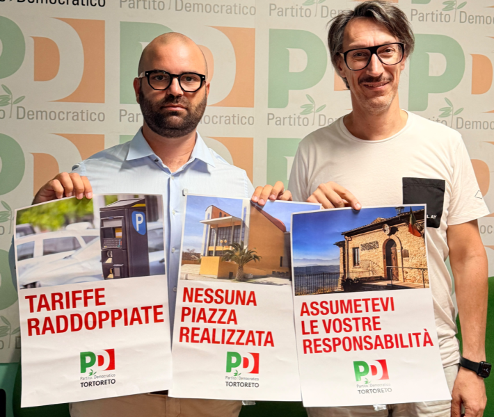 Pd Tortoreto: «Fermato project financing sui parcheggi. Vince la mobilitazione dei cittadini» - Foto