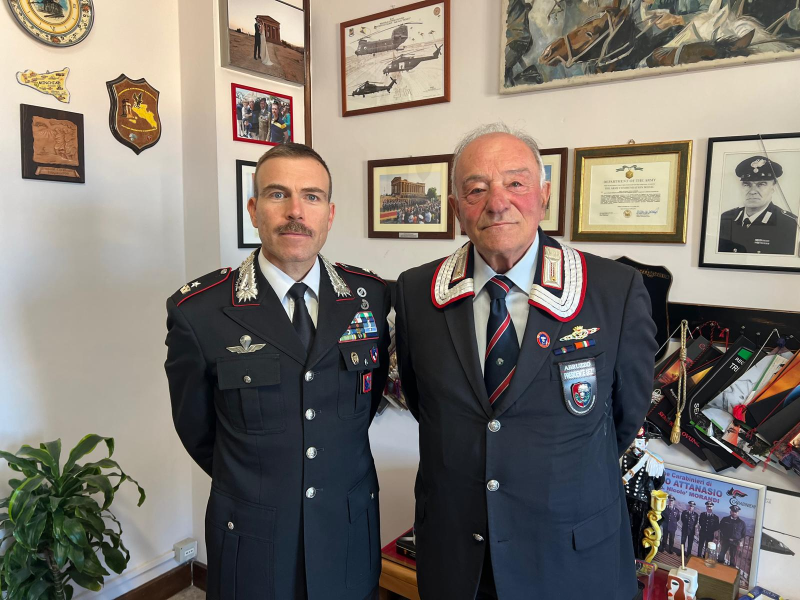 Giulianova, il maggiore Morandi in visita all'Associazione Nazionale Carabinieri - Foto