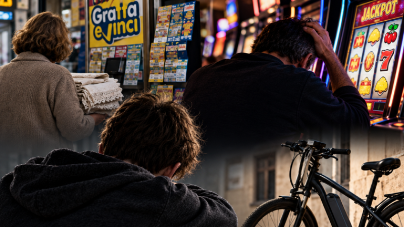 «Papà ha venduto la mia bici per giocare alle macchinette»: quando la ludopatia divora una famiglia - Foto