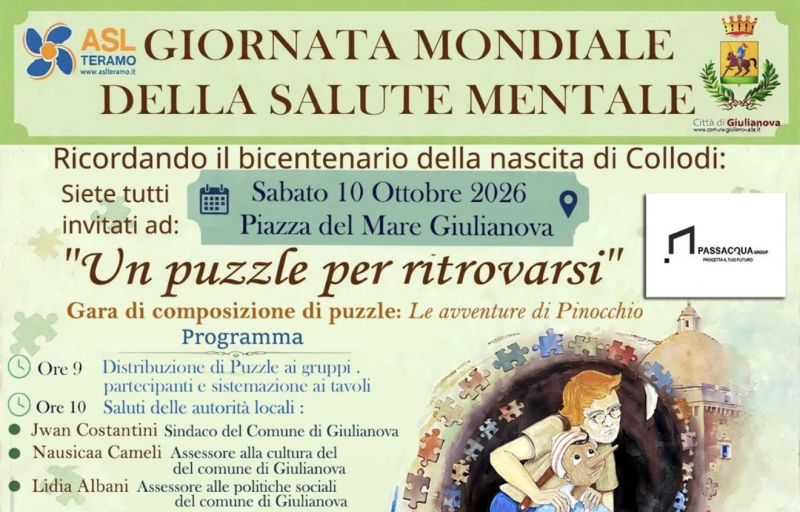 Giornata mondiale della salute mentale, a Giulianova arte e inclusione - Foto
