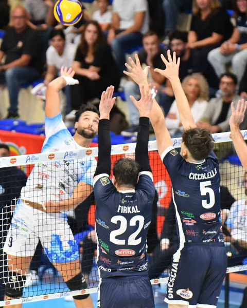 Supercoppa A2, delusione Abba Pineto: Brescia domina 3-0 e alza il trofeo a Roseto - Foto