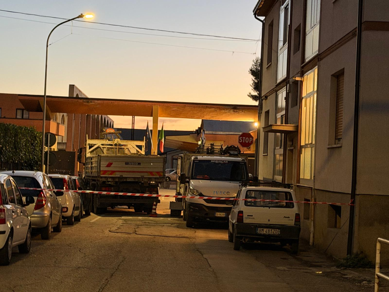 Teramo, nuovo guasto alla linea elettrica in via De Benedictis - Foto