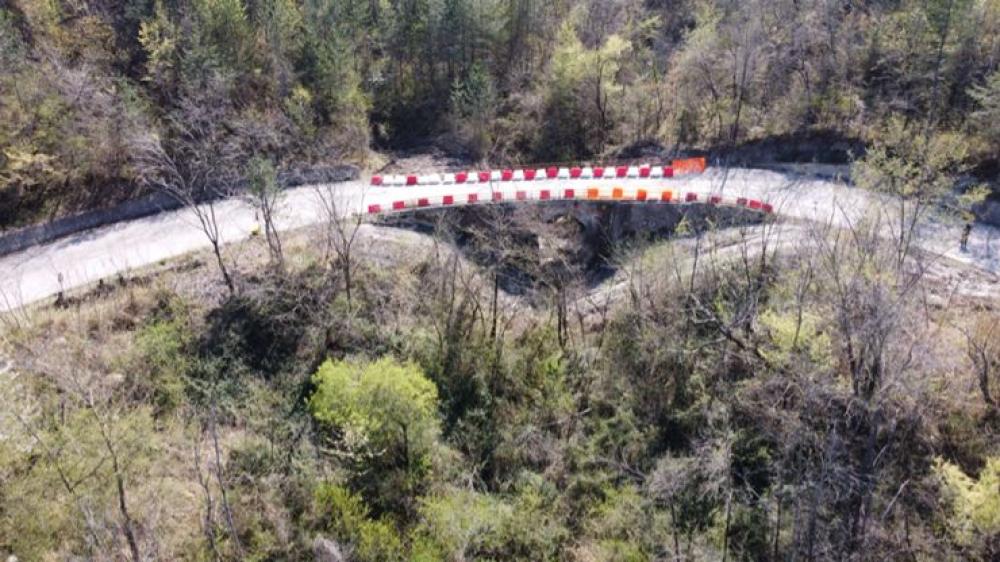 Consegnati i lavori per la sistemazione del ponte sulla Sp 37 all’ingresso di Castelli - Foto