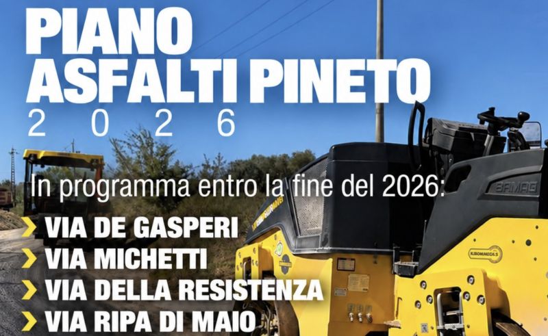 Strade a Pineto: interventi programmati e monitoraggio del territorio - Foto