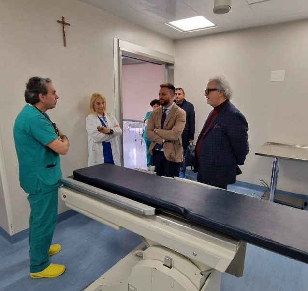 Il sindaco Costantini incontra il nuovo primario del reparto di Cardiologia e Utic dell'Ospedale giuliese - Foto